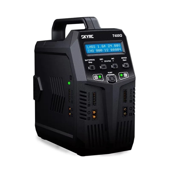 Hot Sales SKYRC SK-100189 T400Q Battery Balance Charger/Discharger 1-6S XT60 LiFe NiMH NiCd for RC FPV Racing Drones DIY Parts